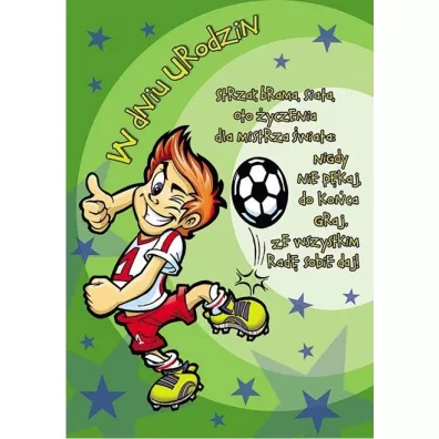 Stamp Karnet Young B6 + koperta. Wz�r nr 016 Urodziny
