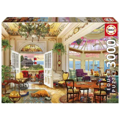 Puzzle 3000 el. �ycie nad morzem Educa