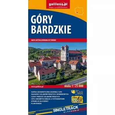 Mapa turystyczna - G�ry Bardzkie 1:25 000