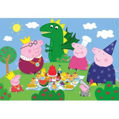Puzzle 2x20 el. SuperColor. �winka Peppa Clementoni