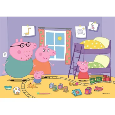 Puzzle 2x20 el. SuperColor. �winka Peppa Clementoni