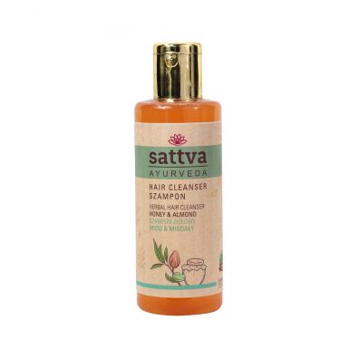 Sattva Hair Cleanser szampon ziołowy Honey & Almond 210 ml