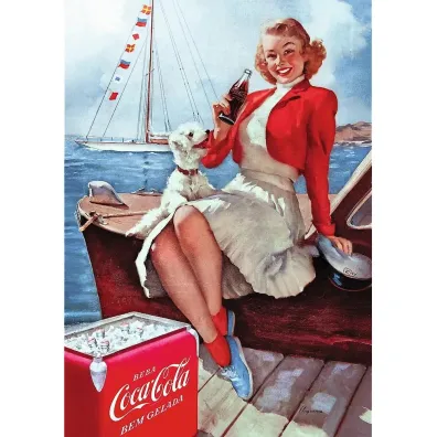 Puzzle 1000 el. Coca-Cola: Czas na przerw� Trefl