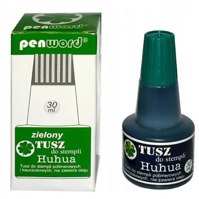 Tusz do stempli zielony 30 ml Polsirhurt