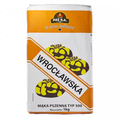 Pzz Mka pszenna wrocawska, typ 500 1 kg
