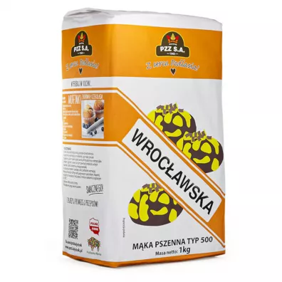 Pzz Mka pszenna wrocawska, typ 500 1 kg