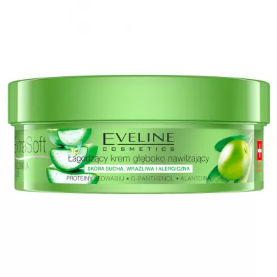 Eveline Cosmetics Ekstra Soft �agodz�cy krem g��boko nawil�aj�cy do twarzy i cia�a 175 ml