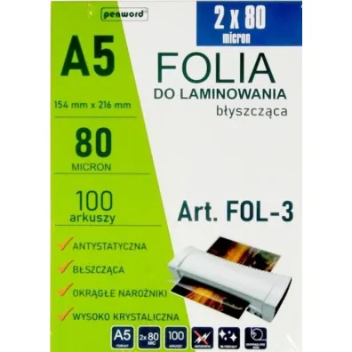 Penword Folia do laminowania A5 100 szt