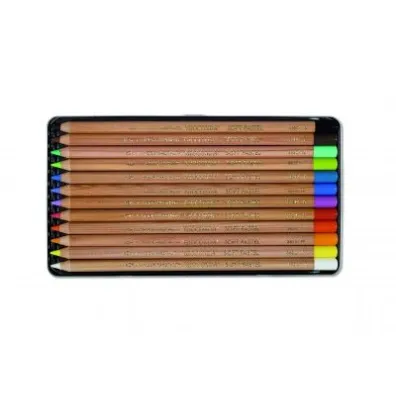 Koh-I-Noor Pastele suche w o��wku Gioconda w opakowaniu metalowym 12 kolor�w