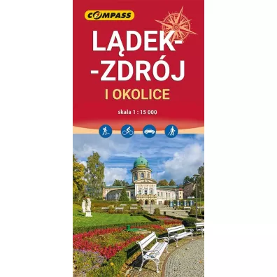 L�dek Zdr�j i okolice. Mapa turystyczna w skali 1:15 000