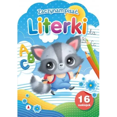 Ksi��ka edu. A4  Naklejki Zaczynam pisa�. Literki SKRZAT 077100