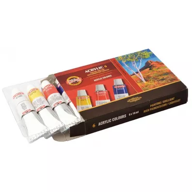 Koh-I-Noor Farby akrylowe 162701 6x16ml