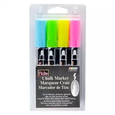 Marvy Markery kredowe Bistro Chalk Marker 4 kolory