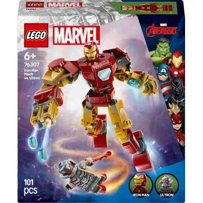 LEGO Marvel Mech Iron Mana kontra Ultron 76307