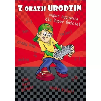 Stamp Karnet Young B6 + koperta wz�r nr 003 Urodziny