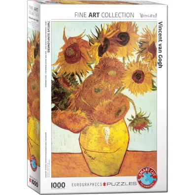 Puzzle 1000 el. Twelve Sunflowers by Vincent van Gogh Eurographics