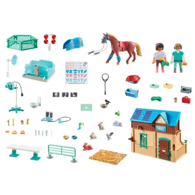 Playmobil Horses of Waterfall Hipoterapia i lecznica zwierz�t 71352