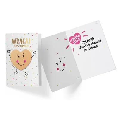 Kukartka Karnet B6 PP-2209 Wracaj do zdrowia