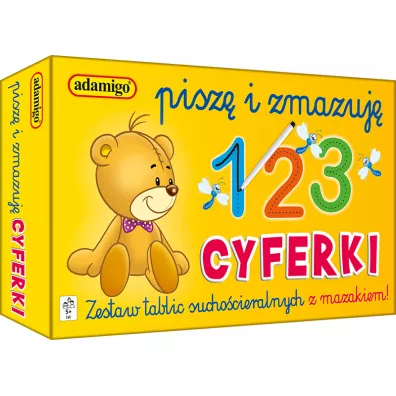 Pisz i zmazuj cyferki Adamigo