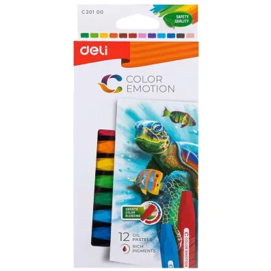 Deli Pastele olejne Color Emotion 12 kolor�w 12 szt.