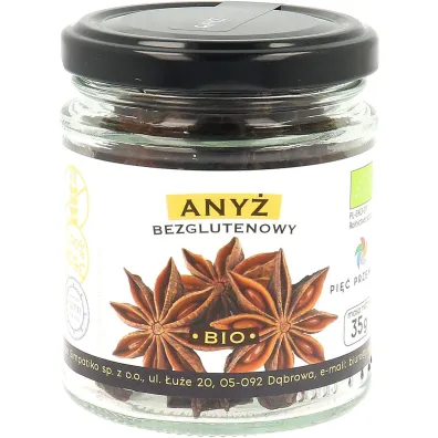 Pi�� Przemian Any� gwiazdkowy bezglutenowy 35 g Bio