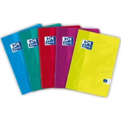 Oxford Zeszyt Touch A4 z marginesem kratka, 5 mm, margines 32 kartki
