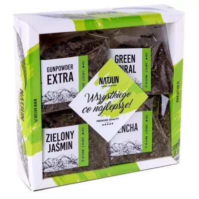 Natjun Zestaw 4 herbat zielonych 4 x 40 g