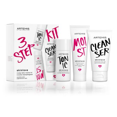 Artemis Skinlove 3-Step Daily Routine Kit zestaw dla kobiet do pielgnacji twarzy 2 x 30 ml + 20 ml
