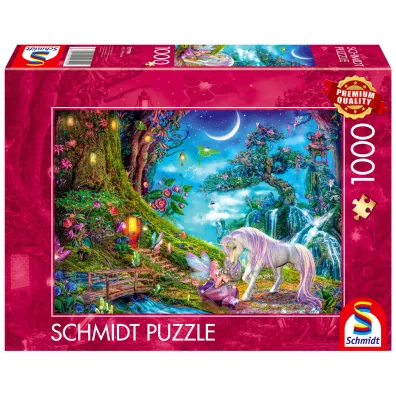 Puzzle 1000 el. PQ Jednoro�ec i wr�ka Schmidt