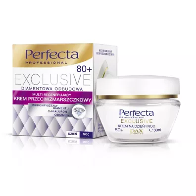 Perfecta Exclusive multi-regeneruj�cy krem silnie przeciwzmarszczkowy na dzie� i na noc 80+ 50 ml