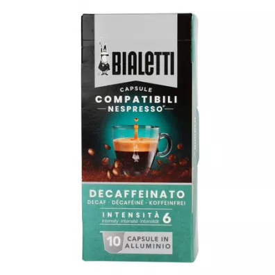 Bialetti Nespresso Decaf Kawa w kapsu�kach 10 x 8.5 g