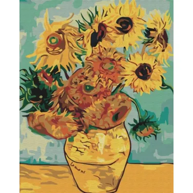 Brushme Malowanie po numerach - S�oneczniki Van Gogh 40x50cm