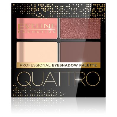 Eveline Cosmetics Quattro Professional Eyeshadow Palette paletka cieni do powiek 06 3.2 g