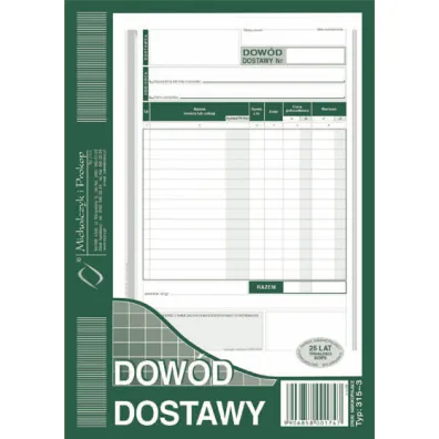 Michalczyk i Prokop Druk Dow�d Dostawy wielokopiuj�cy A5