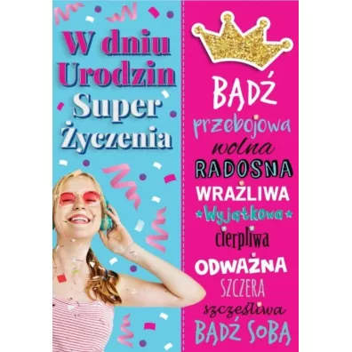 Stamp Karnet Bueno B6 + koperta. Wz�r nr 03 Urodziny