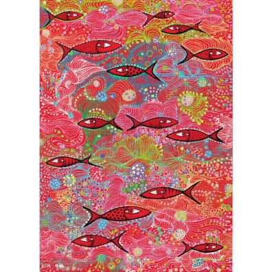 Puzzle 1000 G��boka czerwie� Enjoy