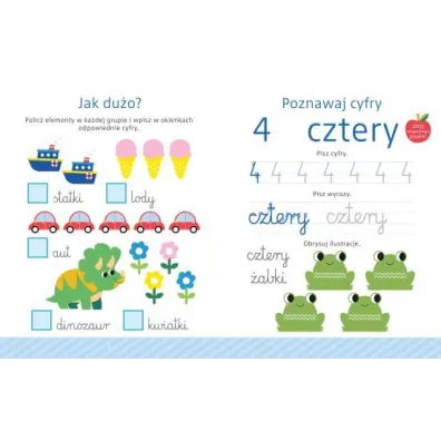 KSIAZECZKA EDUK 215X270 WESOLE CYFERKI AKC AWM