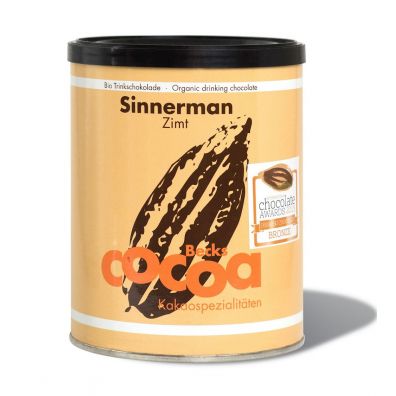 Becks Cocoa Czekolada do picia cynamonowa fair trade bezglutenowa 250 g Bio