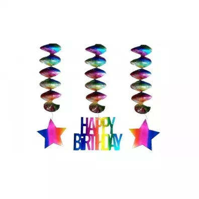 GoParty Dekoracja urodzinowa �widerki Happy Birthday