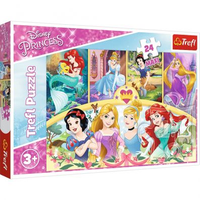 Puzzle maxi 24 el. Magia wspomnie. Disney Princess Trefl