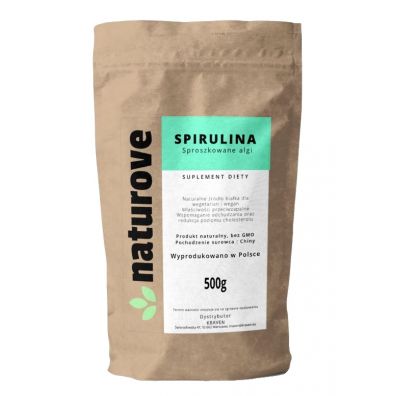 Naturove Spirulina Suplement diety 500 g