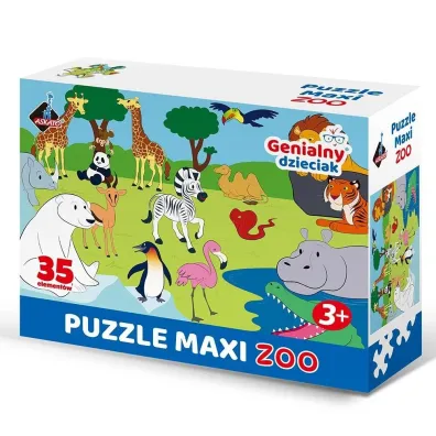 Puzzle maxi 35el zoo Askato