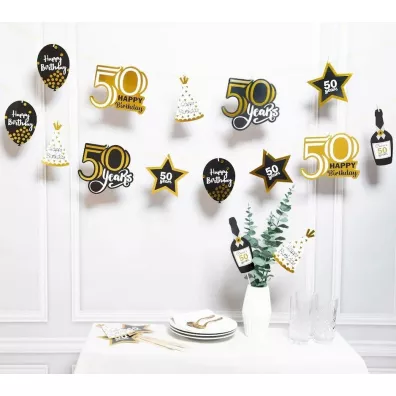 GoParty Dekoracja urodzinowa 50