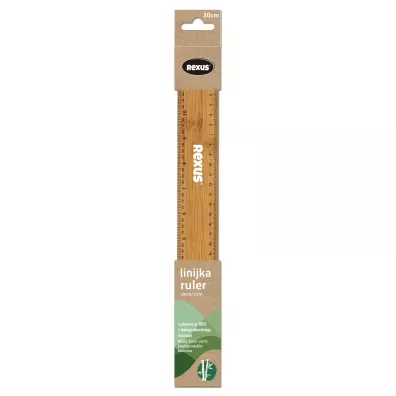 Beniamin Linijka drewniana  Eco 30 cm