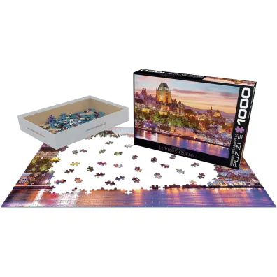 Puzzle 1000 el. Kanada, Widok na Quebec Eurographics