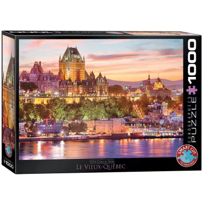 Puzzle 1000 el. Kanada, Widok na Quebec Eurographics