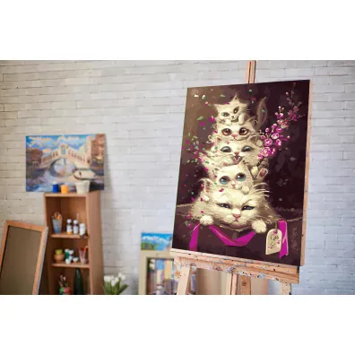 Twoje Hobby Malowanie po numerach - Emocjonalne koci�ta 40x50cm