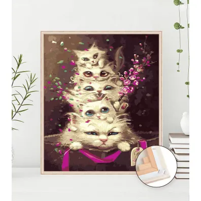 Twoje Hobby Malowanie po numerach - Emocjonalne koci�ta 40x50cm