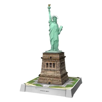 Puzzle 128 el. 3D Iconics Statua Wolno�ci Ravensburger