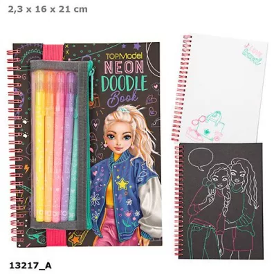 Zestaw Neon Doodle Top Model z �elpenami 13217A Depesche
